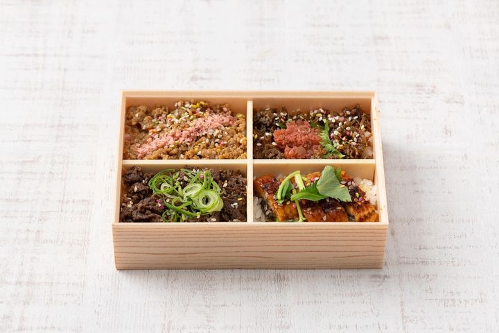 「京都離宮の四種味めぐり二段弁当」（下段）／©京都離宮