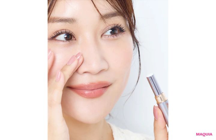 マキア 瀬戸麻実 アルビオン スタジオ ポアカバー パウダースティック 毛穴 下地 塗り方のコツ