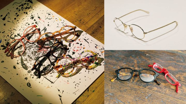 〈IZIPIZI〉リーディンググラス、〈アヤメ〉リーディンググラス、〈グローブスペックス〉リーディンググラス