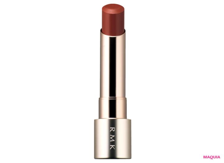 マキア 藤田ニコル 秋メイク RMK ベルベットシーン リップカラー 08