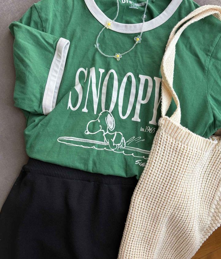 画像: スヌーピーT ✕ タイトスカート