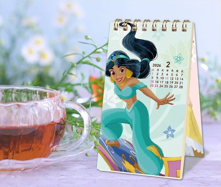 2026年版「ディズニープリンセス／ポケットカレンダー」ジャスミン