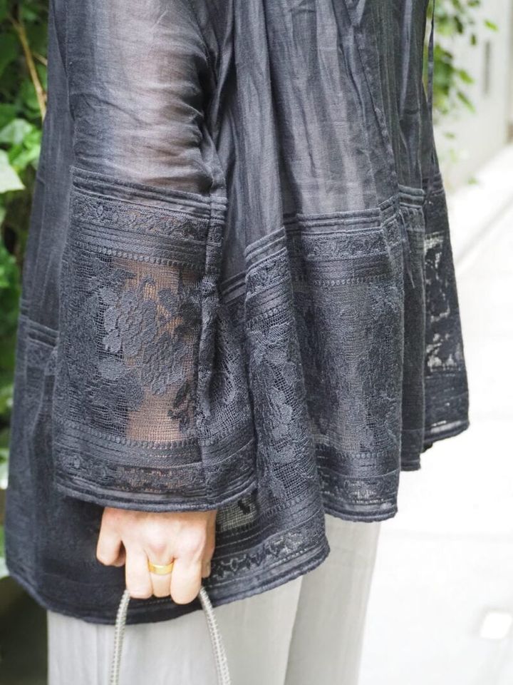 イエナのシフォンブラウス