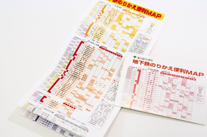 2000年代前半、乗換案内アプリが普及するまでは、定期券サイズの「のりかえ便利マップ」を印刷して駅で配布。掲載した広告収入も会社を支えた