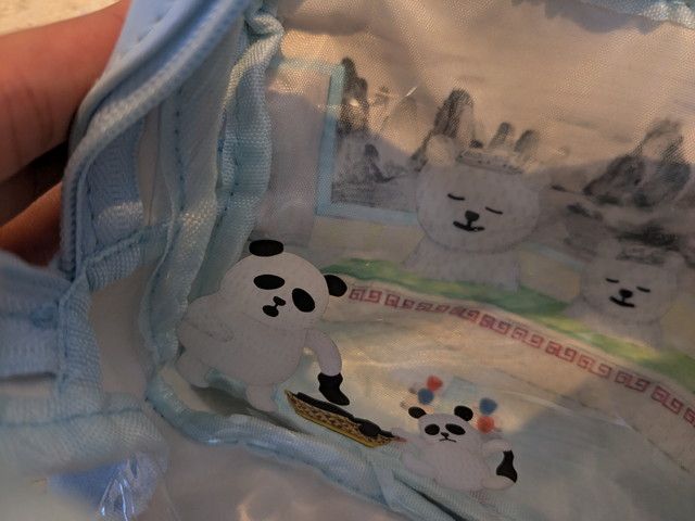 パンダ銭湯 クリアポーチBOOK