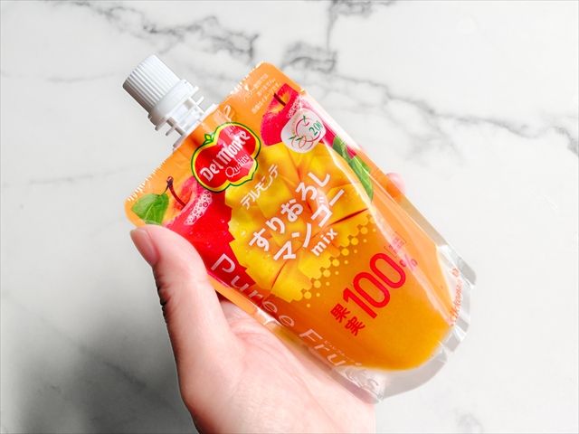 デルモンテ ピュレフルーツ「すりおろしマンゴーミックス」