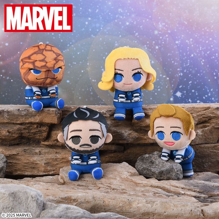 ⑦ ファンタスティック4 ＆youマスコット 全4種セット ザ・シングなど全4種！セガプライズ MARVEL『ファンタスティック