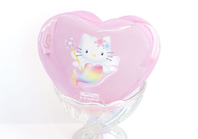 フェアリーデザインハローキティーポーチハート形