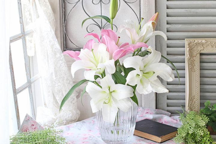 ユリのアレンジ