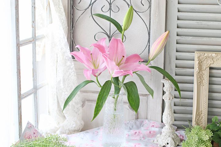 ユリのアレンジ