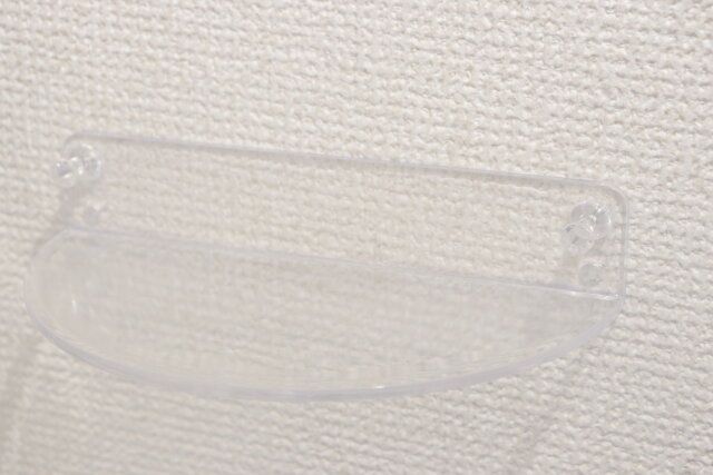 ウォールラック半円型クリア 設置