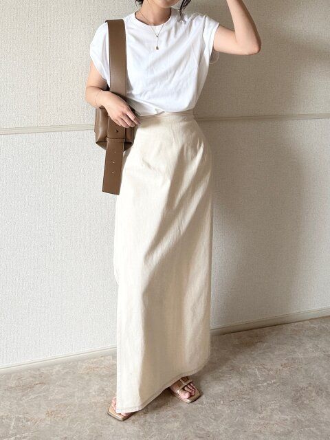 Style①品よく見せたい日に◎好印象Tシャツスタイル