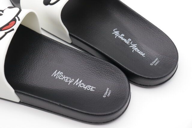サンダル（ミッキー＆ミニー） 文字