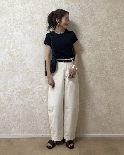 2025夏ユニクロ女性おすすめミニTお手本コーデ