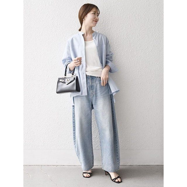 ワイドデニムコーデ4