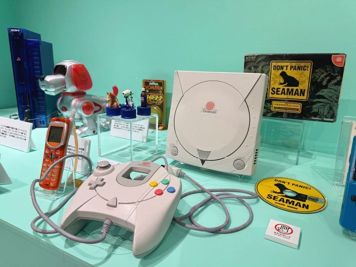 ドリキャスやPS2も展示