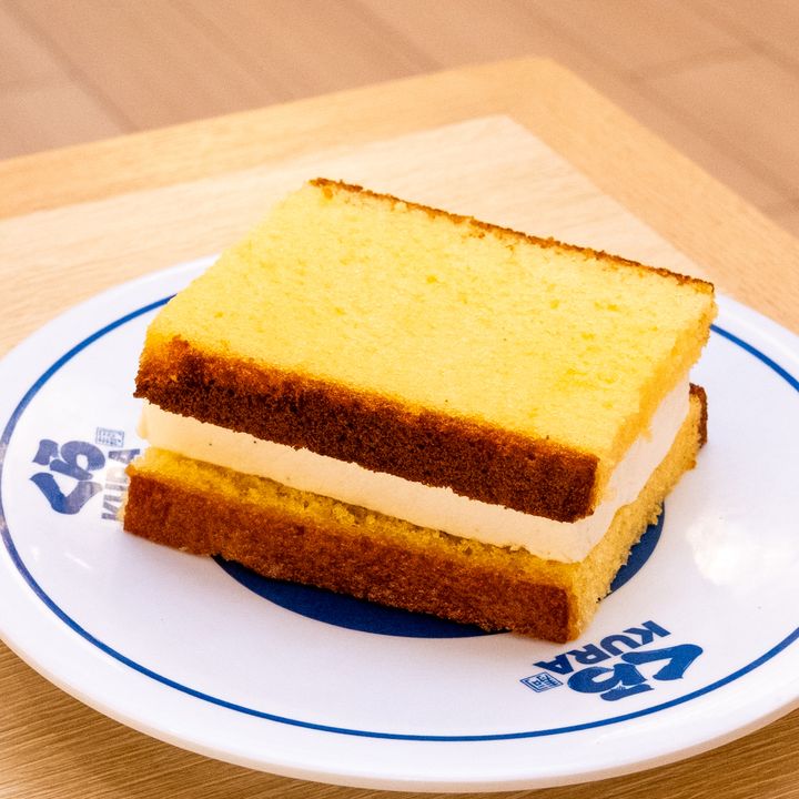 長崎名物カステラアイスサンド