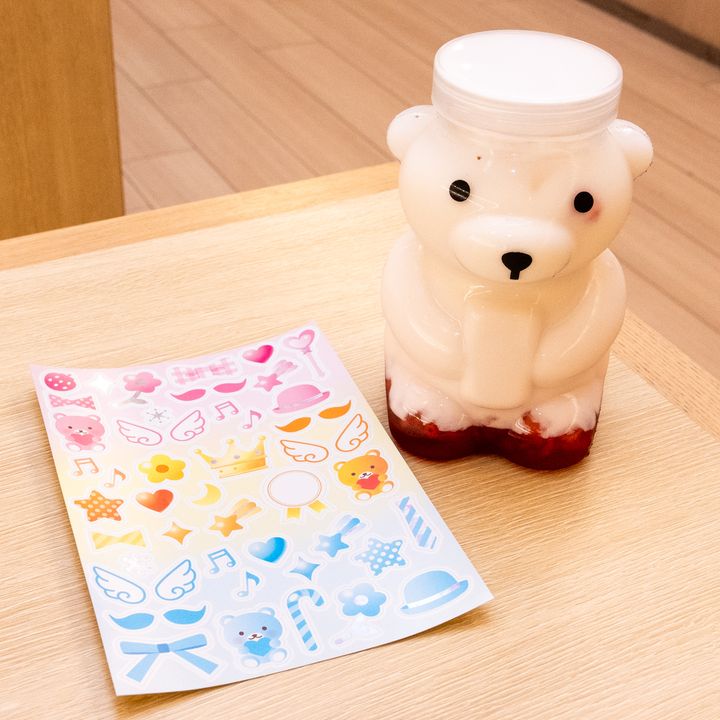 くまちゃんいちごミルク