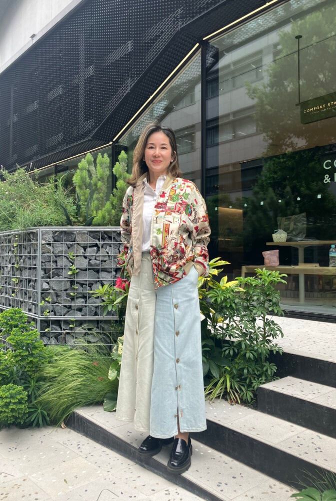 「エルメス」のリバーシブルジャケット