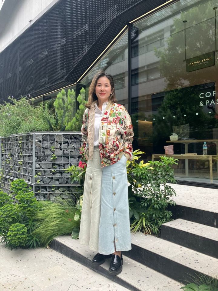 「エルメス」のリバーシブルジャケット