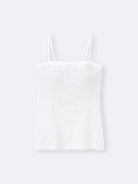 2025gu夏女性おすすめブラフィールリブチューブトップ