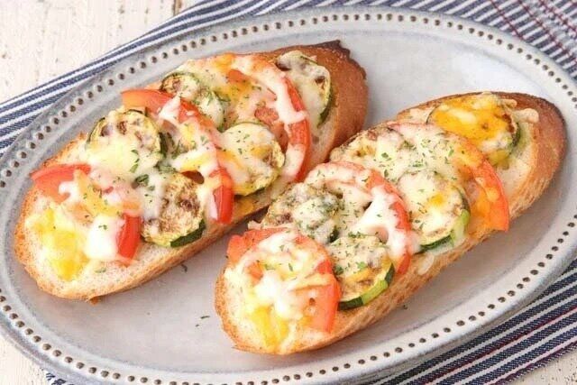 夏野菜のタルティーヌ