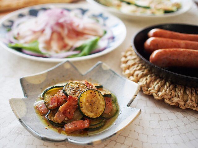 ズッキーニの簡単焼き浸し