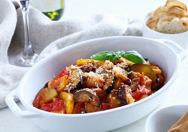 鶏むね肉と夏野菜のラタトゥイユ