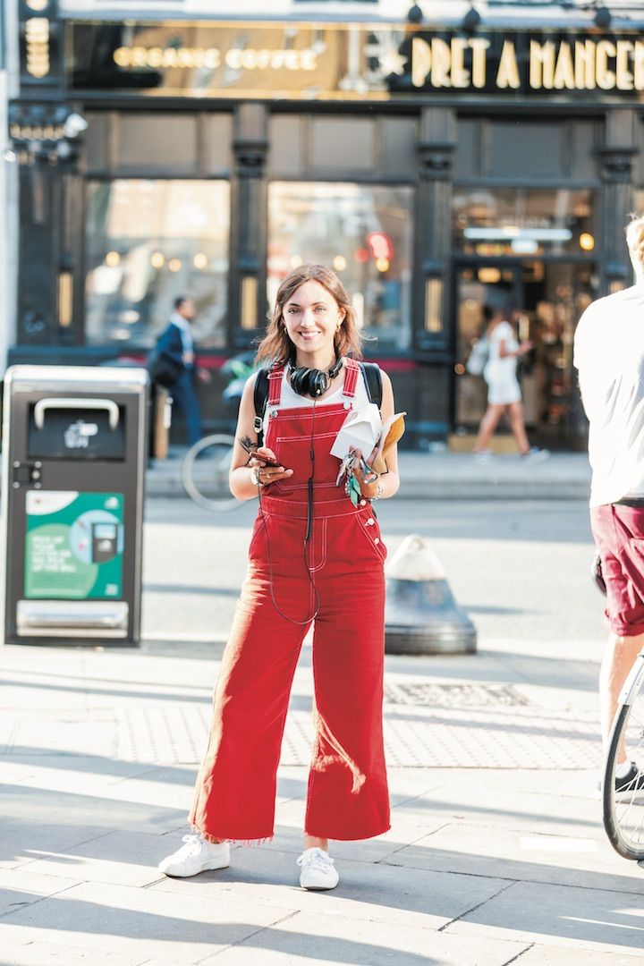 夏らしい大胆な柄orカラーのアイテムが人気！【ロンドンガールの一週間コーデ】