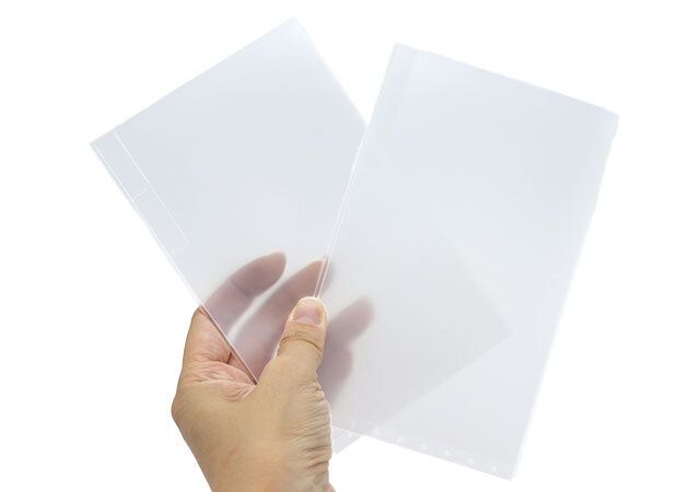 B6手帳に差し込むだけ 3ポケット追加ファイル2枚入