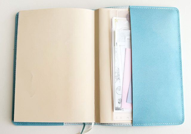 B6手帳に差し込むだけ 3ポケット追加ファイル2枚入 収納