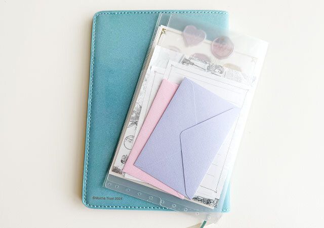 B6手帳に差し込むだけ 3ポケット追加ファイル2枚入 サイズ感