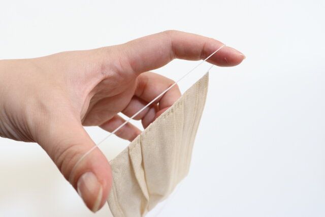 ふわるんNマスクふつう30枚入 紐の伸縮性