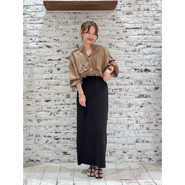 黒スカートコーデ2