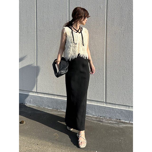 黒スカートコーデ1