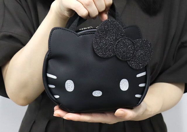 可愛くて実用性も抜群なキティちゃんのフェイスポーチ