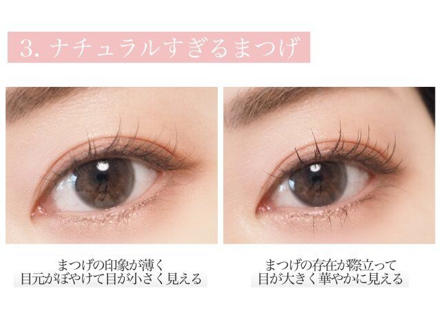 ナチュラルすぎるまつげ 解説