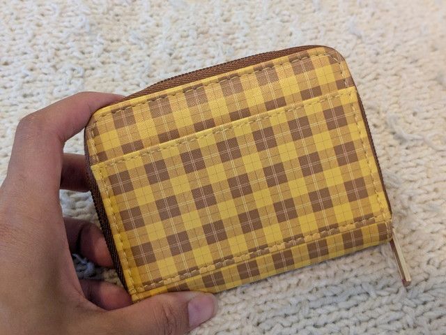 クレパス柄ミニ財布