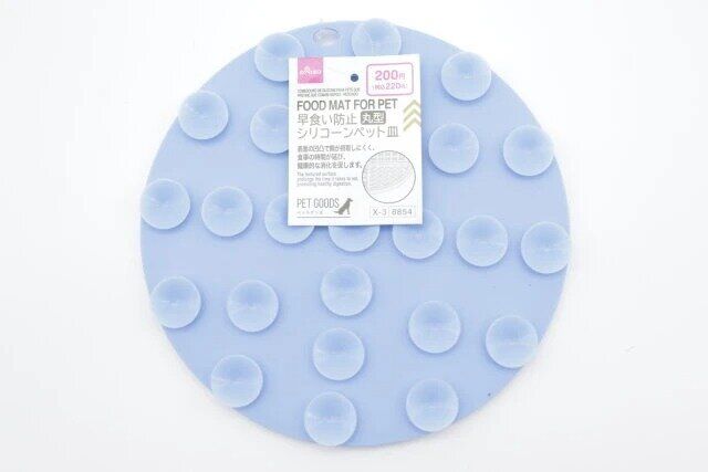 ダイソー 早食い防止シリコーンペット皿（丸型） パッケージ