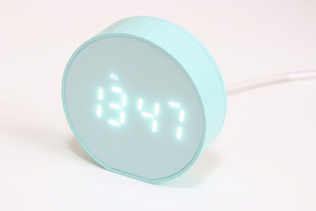 ダイソー LEDデジタル時計（ラウンド、カラーアソート） デジタル時計