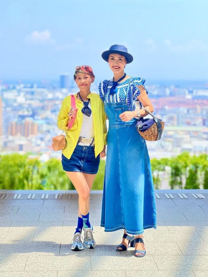 デニムアイテムを軸にしたリンクコーデ