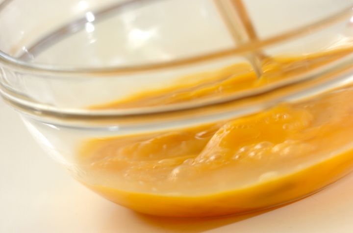 ナメタケの卵焼きの作り方1