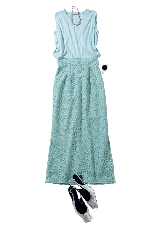 タイトスカートでつくる美シルエット通勤コーデ