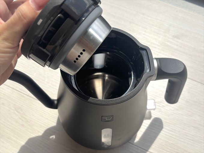 象印 電気ケトル 外せる蓋