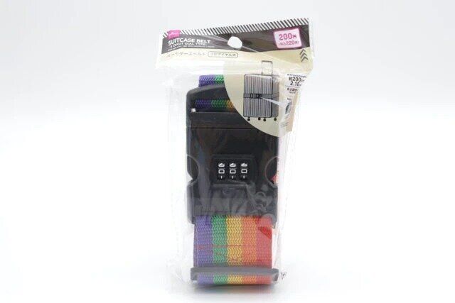 ダイソー スーツケースベルト（3桁ダイヤル式） パッケージ