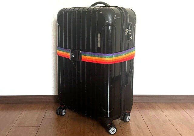 ダイソー スーツケースベルト（3桁ダイヤル式） 