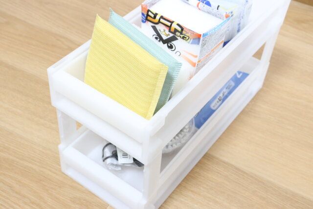 スッキリ収納隙間ラック スッキリ収納隙間トレー 収納例