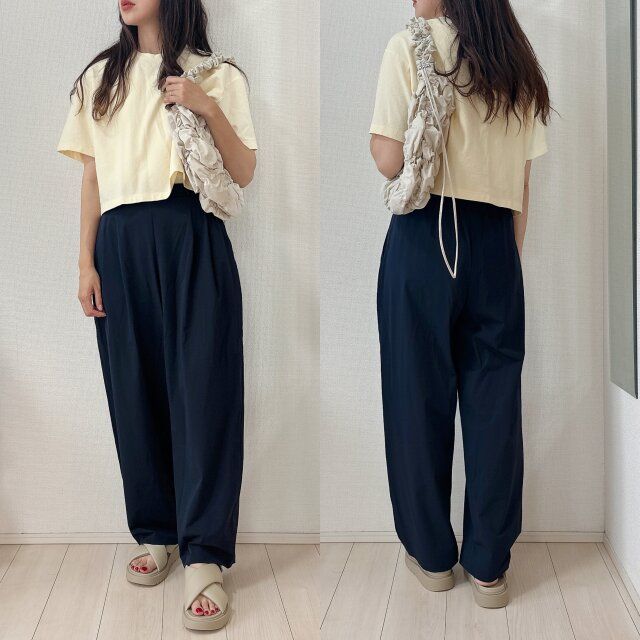 Tシャツあわせできれいめカジュアルに