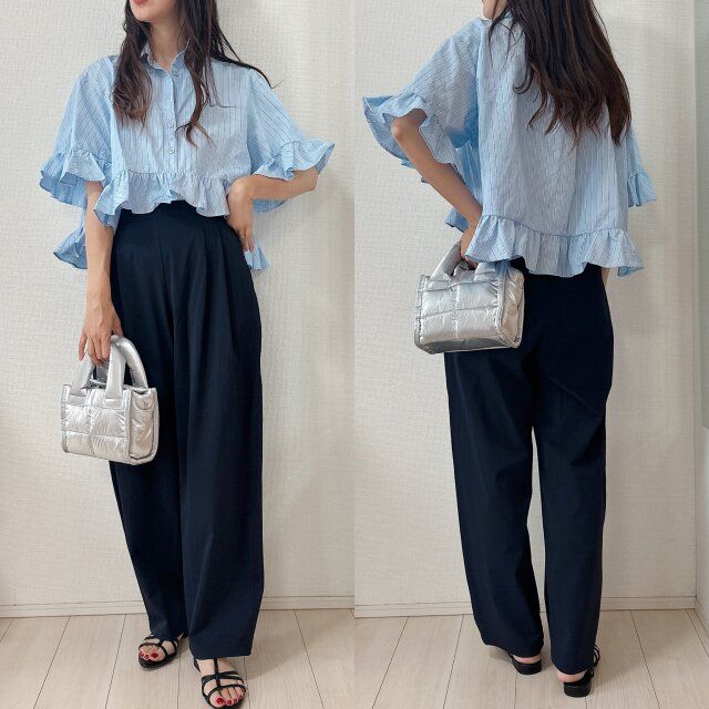 ブラウスあわせできれいめコーデ