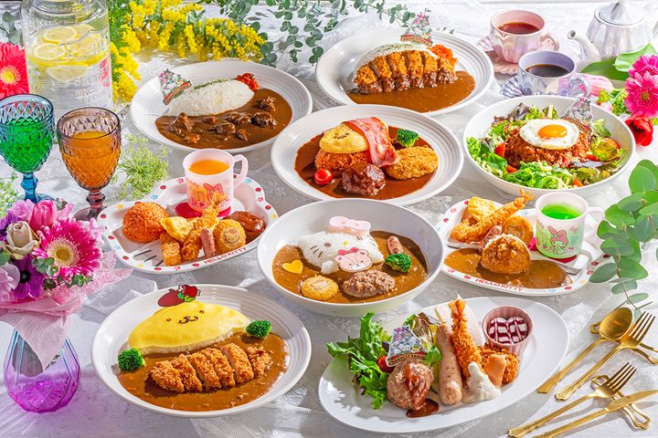 かわいいキャラクターメニューとスペシャルメニュー